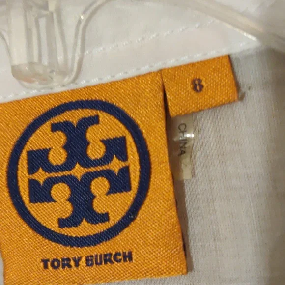 Tory Burch White Button-Up Blouse - Picture 2 of 5